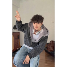！冬季加绒加厚荔枝纹皮座山雕外套男女款毛领棉衣-A2363P98，男装棉衣，电商B241