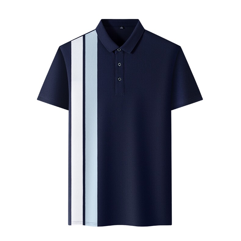 商务休闲短袖t恤男士夏季薄款翻领体恤带领POLO衫半袖夏装上衣服,男装T恤,电商B212（原钱塘6029）