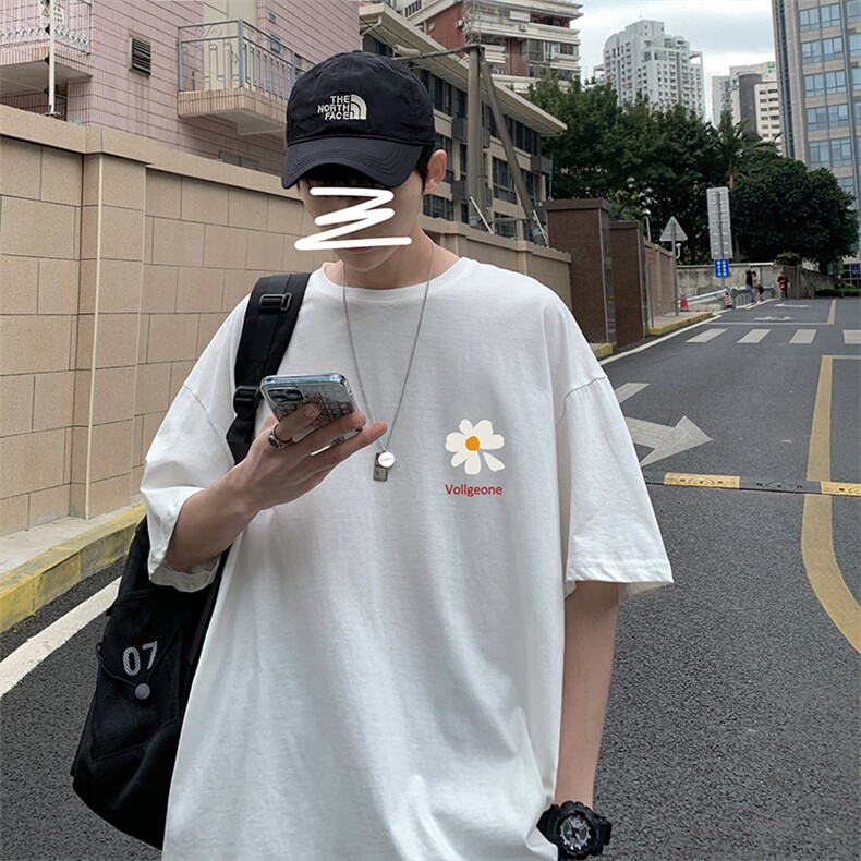 DX17059-P20纯棉短袖t恤男大码半袖打底衫宽松体恤衫港风,男装T恤,电商A040
