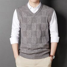 2023新款针织衫男秋季薄款V领卫衣打底中年休闲百搭单穿长袖T恤，男装针织衫/毛衣，电商B212（原钱塘6029）