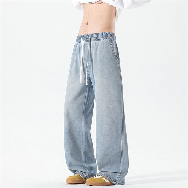 美式高街牛仔裤男宽松直筒K2362P50,男装牛仔裤,电商D325