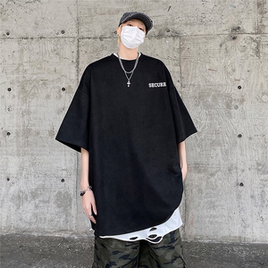 夏季新款高街印花麂皮绒短袖宽松 M~5XL XZ604-DT304-P45控58图片