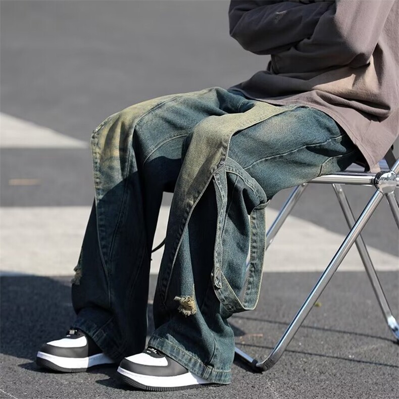 2024美式牛仔裤男款春季长裤潮N2253P52,男装牛仔裤,星座1116-2