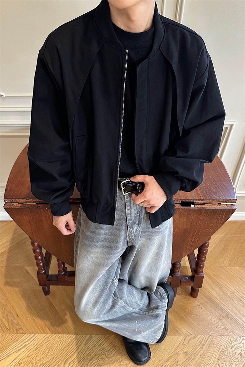 男生冬装宽肩棉衣百搭cleanfit夹克棉服厚款加棉外套MF3668-特P78,男装夹克,电商B295