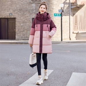 时尚显瘦中长款羽绒服 女士保暖百搭冬季外套 高端品质 优雅气质图片
