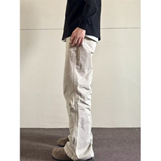 美式工装牛仔裤男女男生高级感vibe风cleanfit微喇裤WLNZ499-p58，男装牛仔裤，星座1008