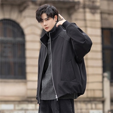 短款立领夹克羽绒服男装冬装设计款保暖外套高级感5920-P335控578，男装夹克，电商A355（原A415）