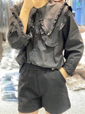 2022秋季新款韩版宽松显瘦休闲百搭时尚衬衫，女装衬衫，L·H·X