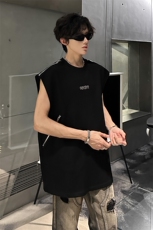现货拉链设计款高街男垫肩潮男背心坎肩A071-812-P40，男装背心/马甲，电商A071