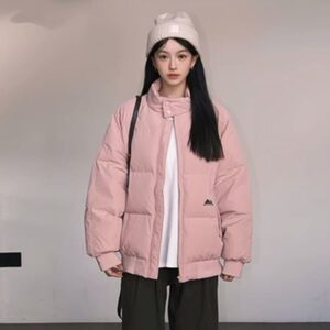 网络图现货羽绒棉服纯色中性风宽松保暖外套RM897-P85图片