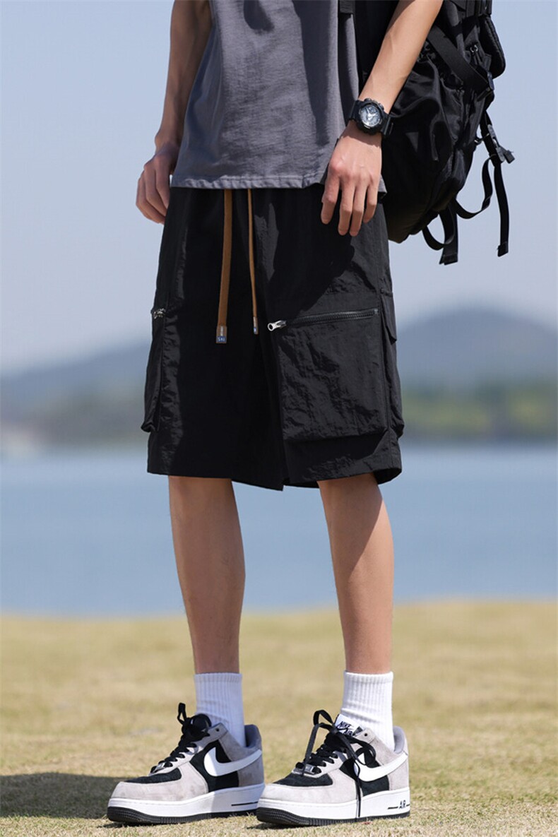 美式高街潮牌工装短裤潮流宽松休闲五分裤A161-DK727-P36,男装休闲裤,电商A161