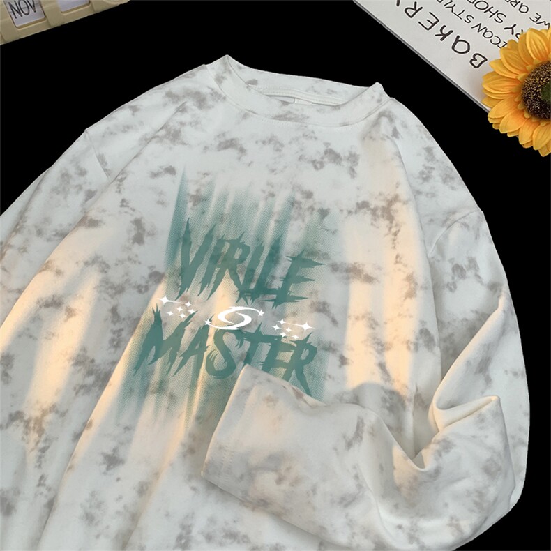 260克重磅扎染德绒圆领打底衫【有货】C403A-DR25142RL-P25,男装T恤,电商C403A