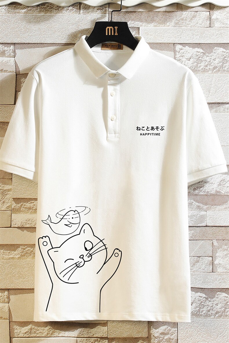PL57133-P35翻领短袖polo衫男大码胖子半袖t恤男有领保罗衫,男装Polo衫,电商A040A