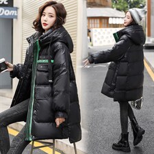 时尚保暖长款羽绒服女修身显瘦冬季外套，女装羽绒服，千千佰惠