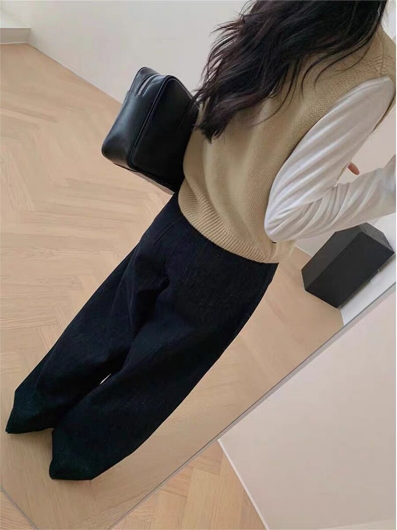 2025年秋季新款百搭女士polo领针织衫,针织衫/毛衣,嘉日羊绒