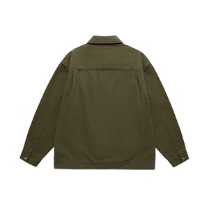 秋季新款宽松工装大码水洗撞色休闲夹克外套 N5509 /P120图片