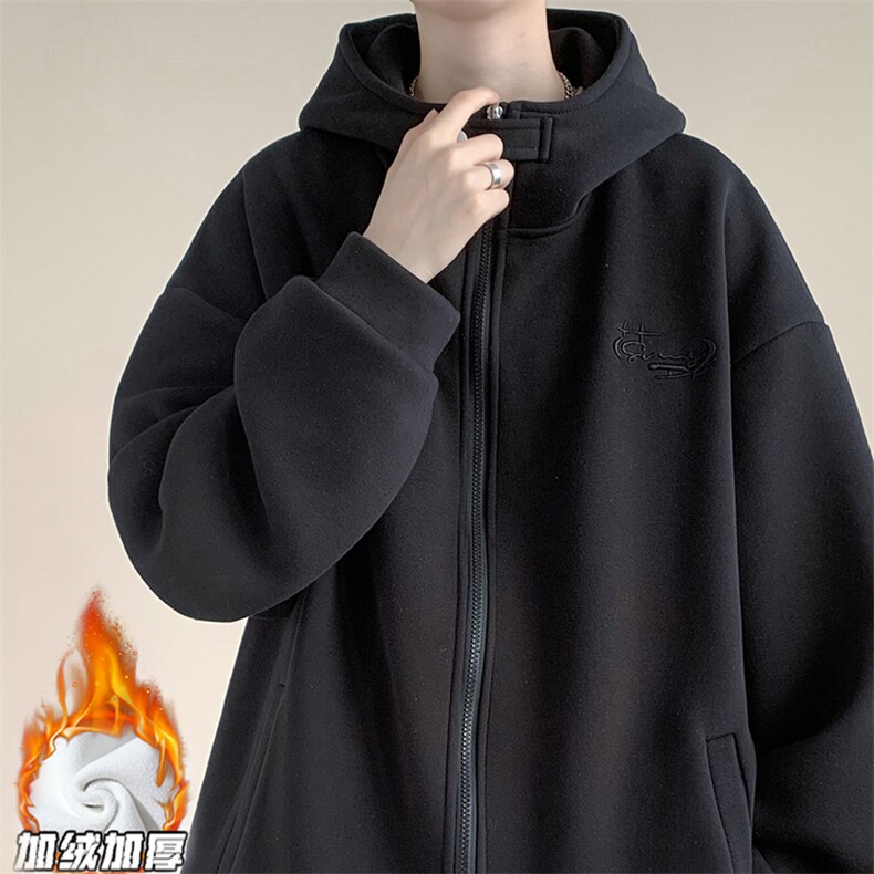 现货D232-WT116-P88控108自制款高克重刺绣加绒加厚外套班服65棉,女装短外套,电商D232