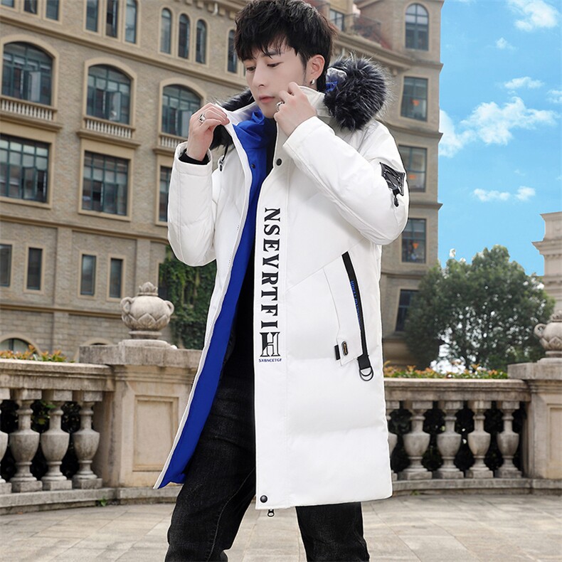 棉衣男冬季连帽中长款大毛领时尚百搭长款棉服外套MY1668-P113,男装棉衣,星座310B-3