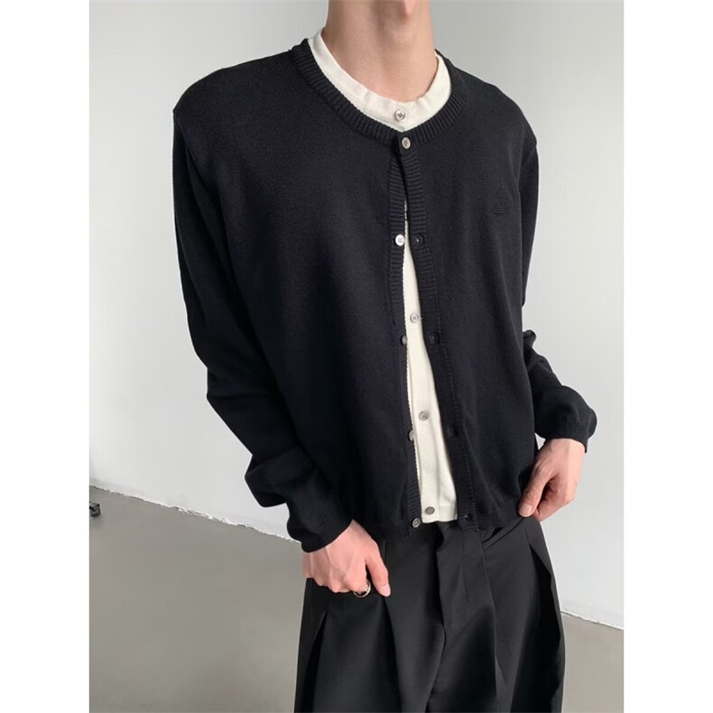 1506-1/ZM171/P66女生高级感假两件拼接针织衫,男装针织衫/毛衣,星座1506-1