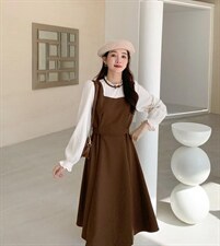 韩版淑女时尚连衣裙，女装连衣裙，E莎