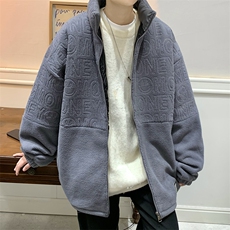 22冬冬季新款羊羔毛外套情侣宽松摇粒绒棉衣B266-Y617-P125，男装棉衣，星座B257-1