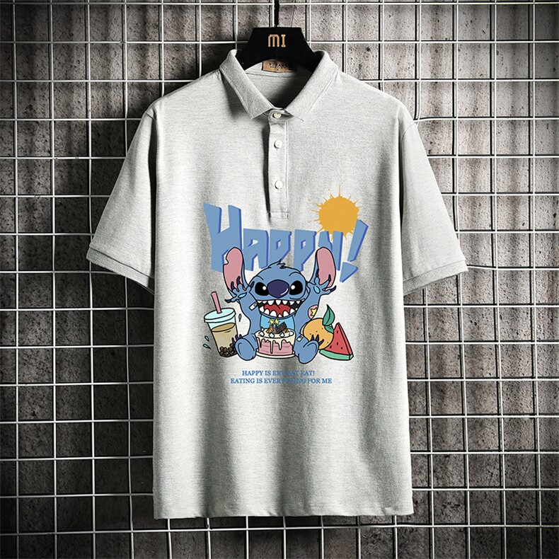PL57077-P35翻领短袖polo衫男大码胖子半袖t恤男有领保罗衫,男装Polo衫,电商A040A