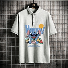 PL57077-P35翻领短袖polo衫男大码胖子半袖t恤男有领保罗衫，男装Polo衫，电商A040A