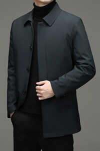 新款冬脱卸内胆羽绒服休闲翻领外套中年爸爸装YYYR028892-P245图片