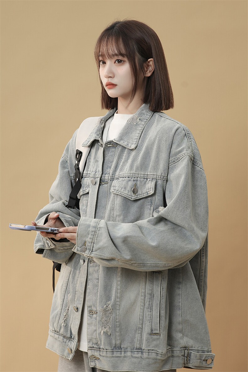 《现货主推》女装类目男女中性牛仔外套GXX03-P80控118,女装短外套,电商C303A