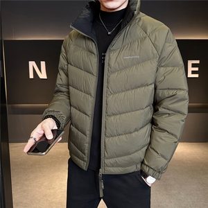新标轻奢立领男排骨羽绒服现货高品质情侣外套数据款Y8605-P160图片