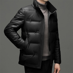 SQY28819秋冬新款2023年男士休闲羽绒服加厚保暖夹克外套P245图片