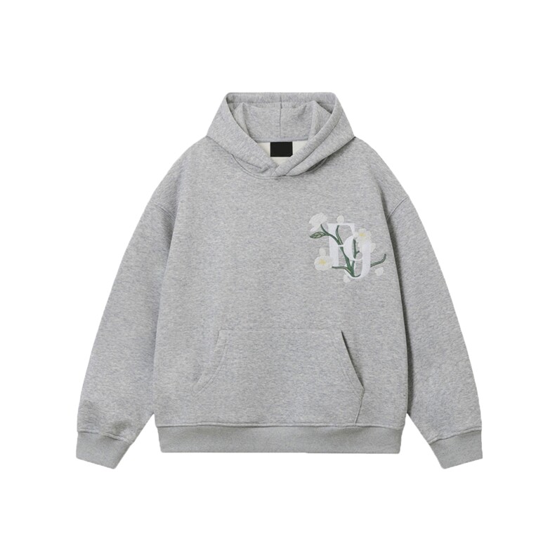 特72-XX19现货潮刺绣卫衣男女连帽情侣装春秋美式外套,女装短外套,星座618B-1