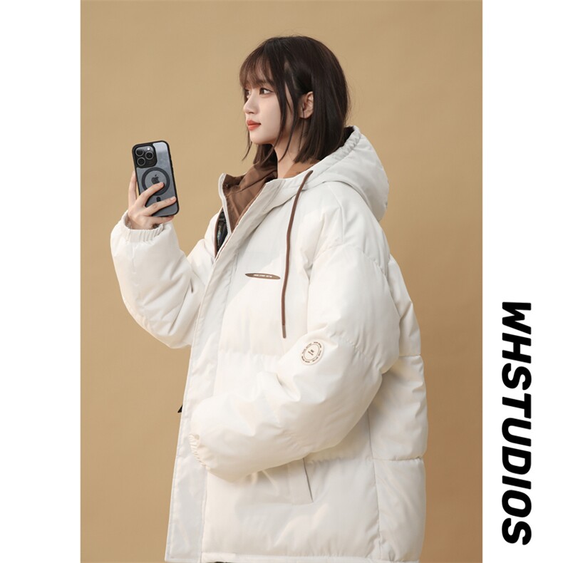 2025中性风棉衣男女棉服防水小牛津连帽棉袄三防面包服1606-P80,女装棉衣/棉服,星座207
