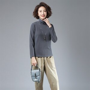 个性 宽松 百搭 减龄 潮流 优雅 气质 保暖 舒适 套头 常规图片