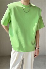 2022轻熟风基础款小众垫肩T恤ins体恤上衣打底衫TX11/P50特控70,男装T恤,电商A243