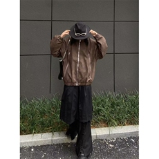 春季新款时尚常规皮衣夹克外套JC118P80，男装皮衣，星座1116-2