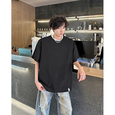 8XL-M高品质！！特大码冰丝速干T恤男透气短袖上衣纯色DX314P25，男装T恤，电商D206-1