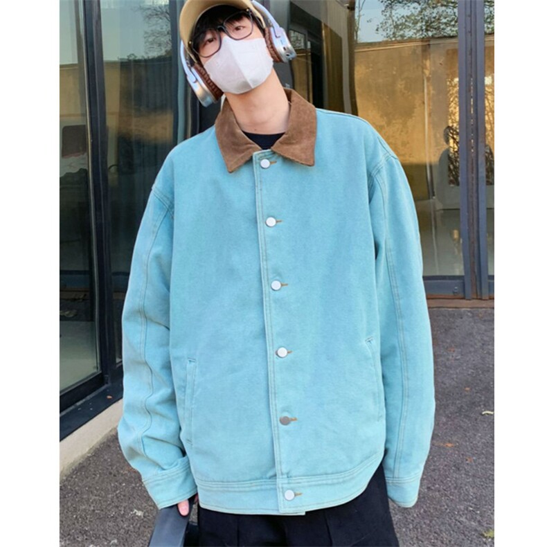 cleanfit工装夹克男女2026春季美式复古底特律外套翻领JK1167-P88,男装夹克,星座1103-3