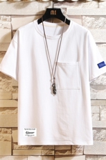DX24062-P25大口袋百搭短袖t恤男大码半袖体恤上衣服，男装T恤，电商A040A
