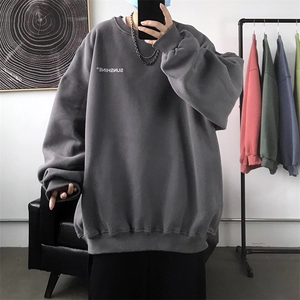 W33 情侣印花圆领秋冬卫衣 常规P28 加绒P38 S-5XL 支持定制图片