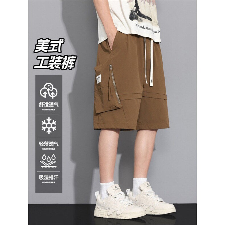 美式工装裤短裤新款宽松夏季休闲五分裤A436-2551-特P30,男装休闲裤,电商A436