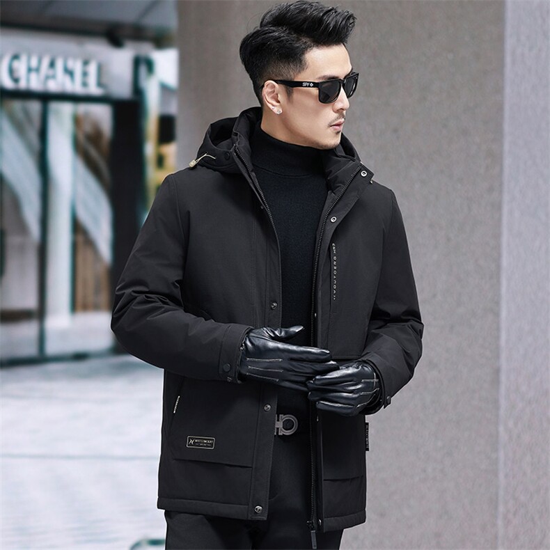 内胆帽子可脱卸实体男士羽绒服主推大货,男装羽绒服,钱塘207-1