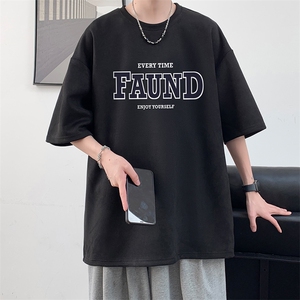麂皮绒短袖t恤男大码半袖男 JD82295-P25图片