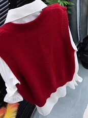 2026年秋季时尚百搭通勤简约休闲马甲，女装马甲，梵泰羊绒