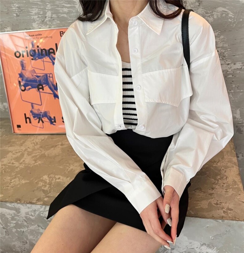 春季新品吊带衬衫两件套，女装背心吊带，MI MI(1F)