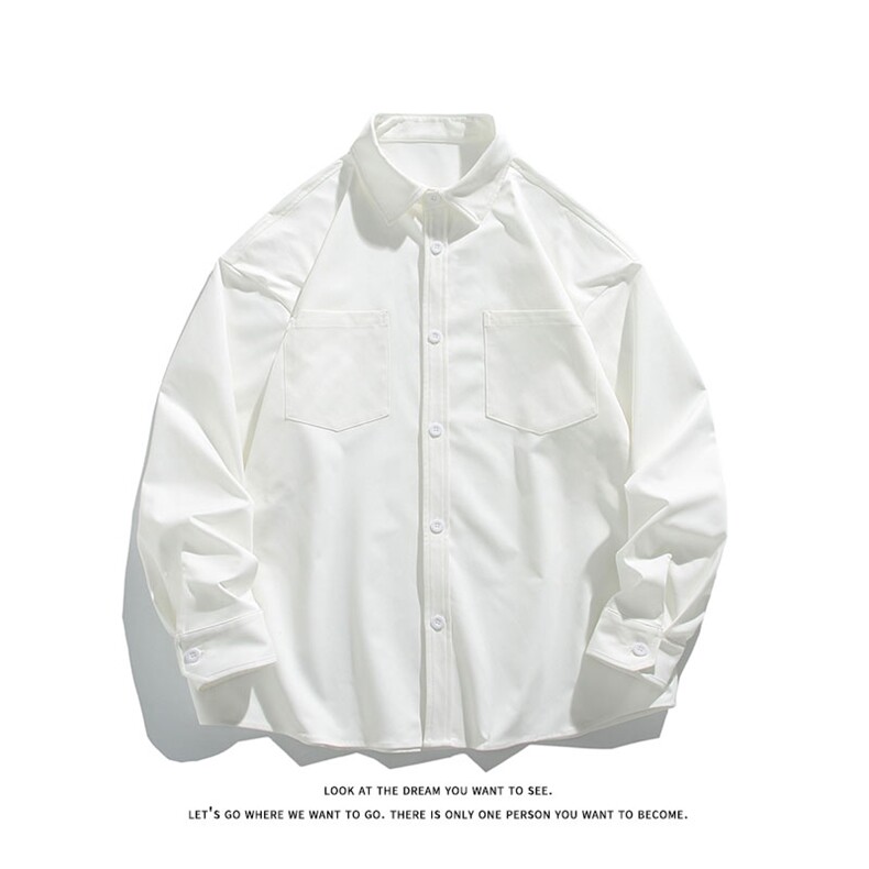 纯色重磅长袖衬衫男大码衬衣上衣外套C2209-P32【特价】,男装衬衫,电商A007