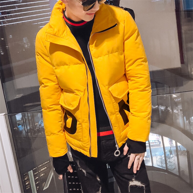 A313-M100-P145冬季外套男社会小伙男士棉衣棉袄加厚棉服短款图片
