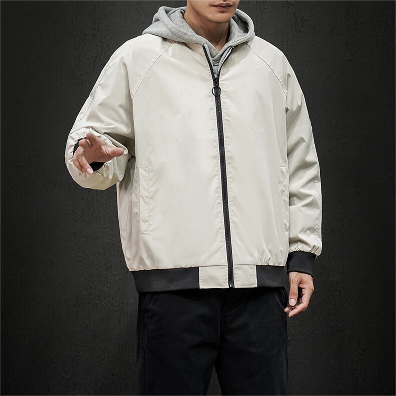 情侣潮大码宽松休闲多色光板夹克棒球服外套潮J7204P30【特价】,男装夹克,电商A007