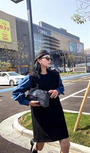 拼色T裙图片