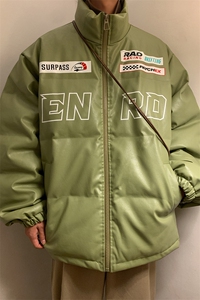 EQ156 冬季新款港风宽松街头痞帅机车服加厚皮棉衣棉服外套男P118图片